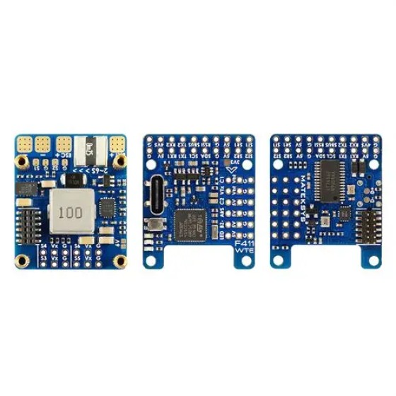 Matek F411-WTE FLIGHT CONTROLLER F411 WTE OSD 2~6S INAV Barometer for Racing Drone FLYWING Airplane
